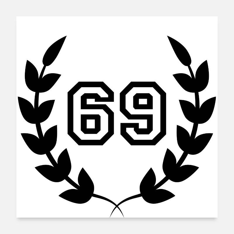 69th birthday-gift idea 69 years Poster 24" x 24" (60x60 cm)