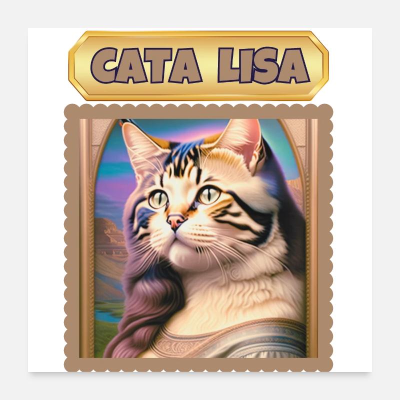 CATA LISA Poster 60 x 60 cm