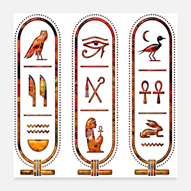 Egypte Egypte Isis Pharaons Pharaons Pyramide Afrique Poster 60 x 60 cm