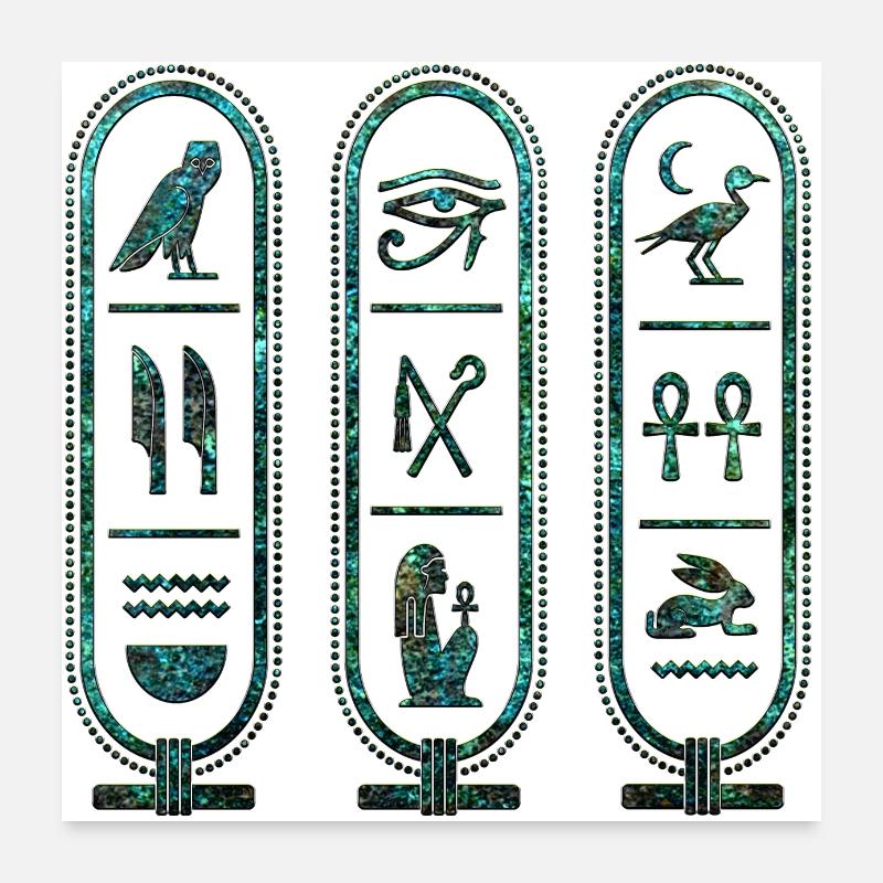 Egypte Egypte Isis Pharaons Pharaons Pyramide Afrique Poster 60 x 60 cm
