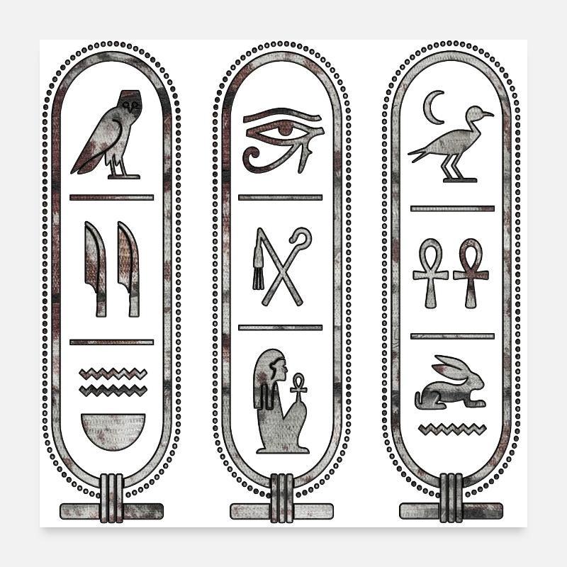 Egypte Egypte Isis Pharaons Pharaons Pyramide Afrique Poster 60 x 60 cm