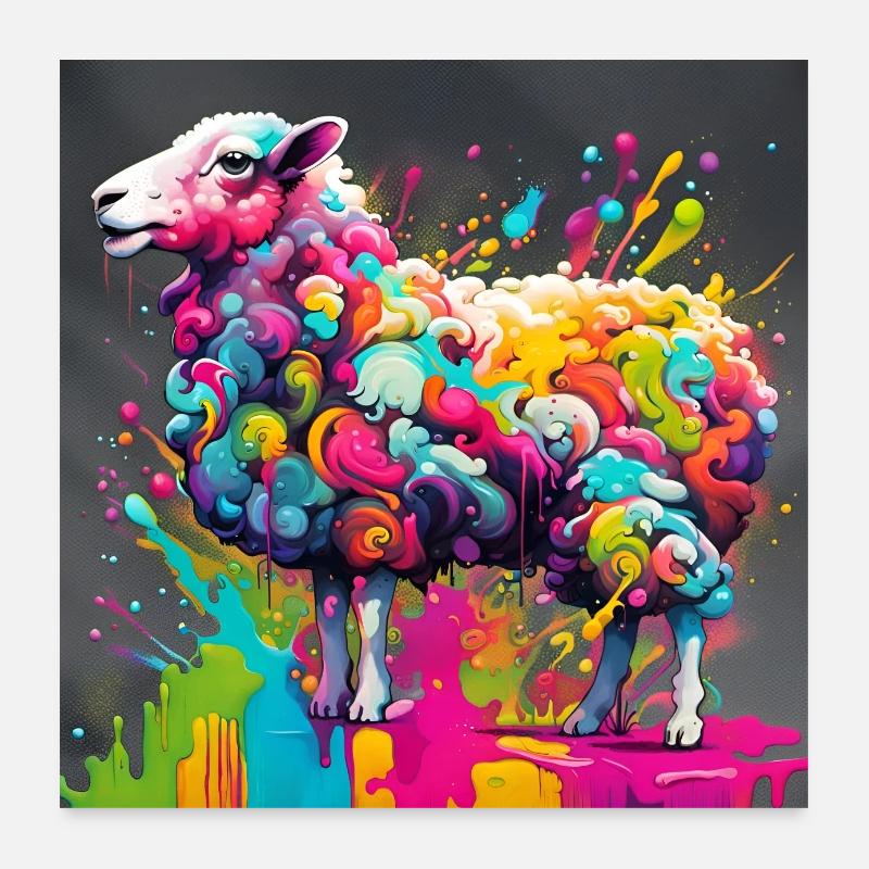 Street Wool Poster 24" x 24" (60x60 cm)