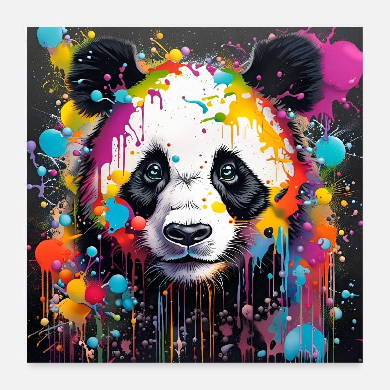 Kunst Pandal Poster 60x60 cm