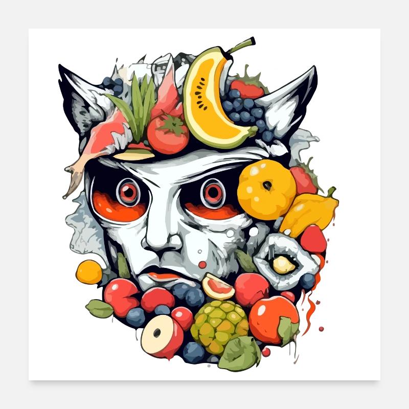 Roblo monstro fruits Poster 60 x 60 cm