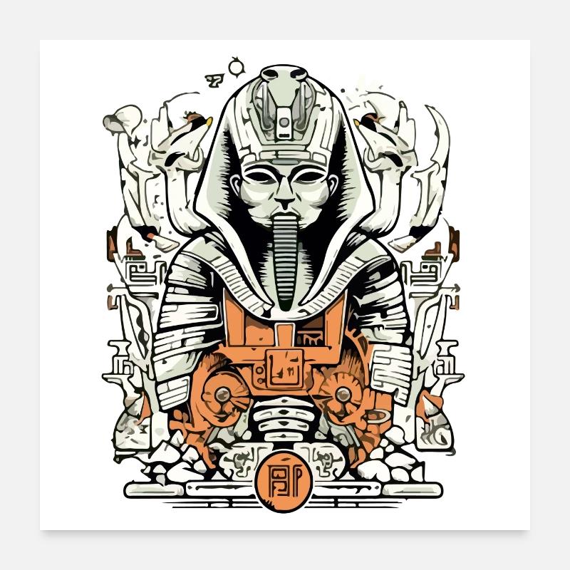 Tuth der Pharao Poster 60x60 cm