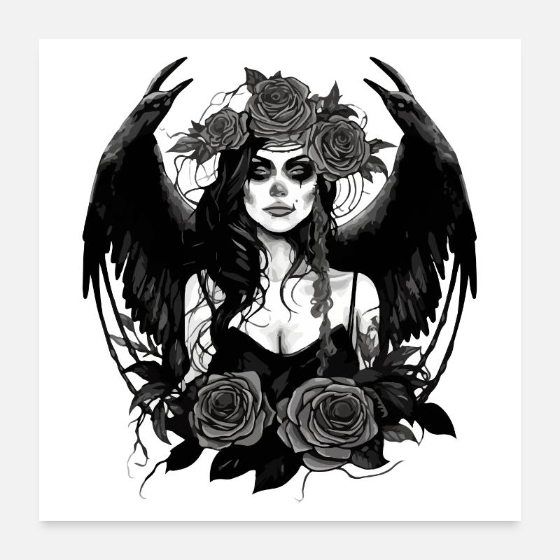 Gothic Isa Poster 24" x 24" (60x60 cm)