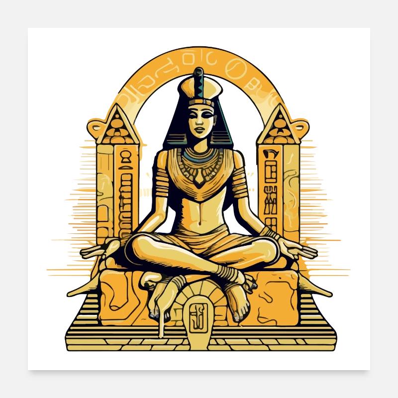 The Sphinx n°4 Poster 24" x 24" (60x60 cm)