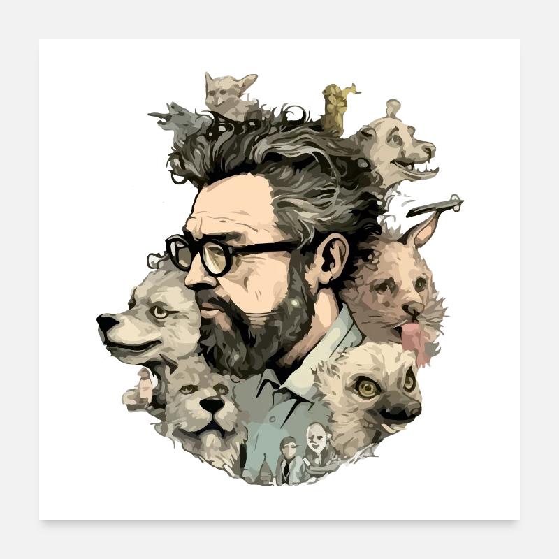 Dr. Bak Poster 60x60 cm