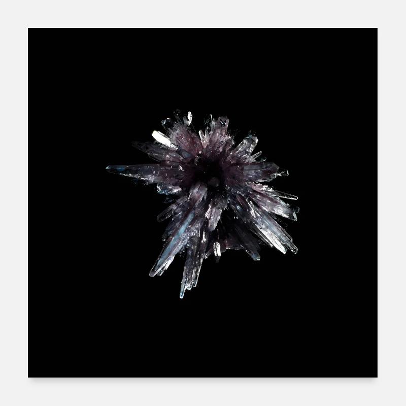 Kristall 3 Poster 60x60 cm