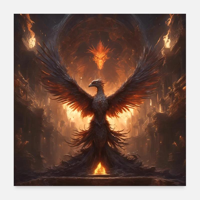 The Phoenix Poster 24" x 24" (60x60 cm)
