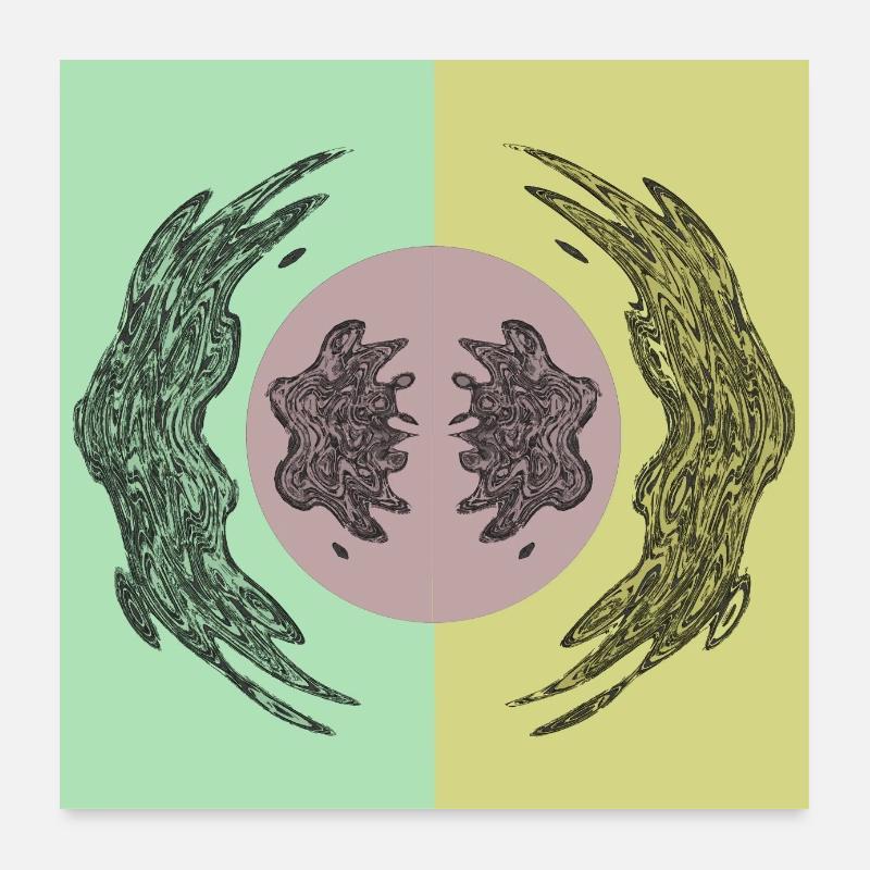 Résumé n° 75 Poster 60 x 60 cm