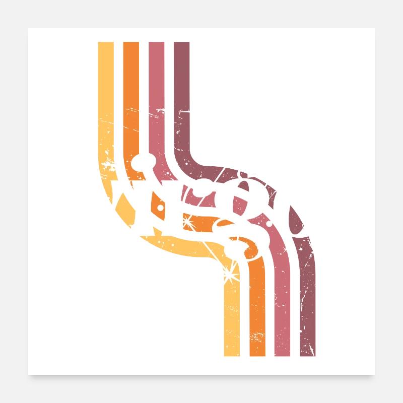 Virgo retro horoscope Poster 24" x 24" (60x60 cm)