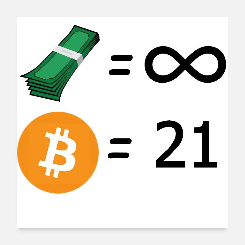 21 Millionen Poster 60x60 cm