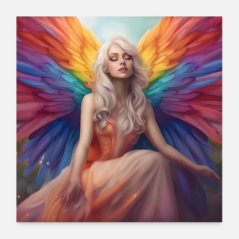 Rainbow Elf 4 Poster 24" x 24" (60x60 cm)