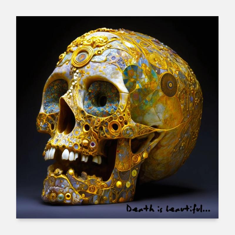 Der Tod ist schön 01 Poster 60x60 cm