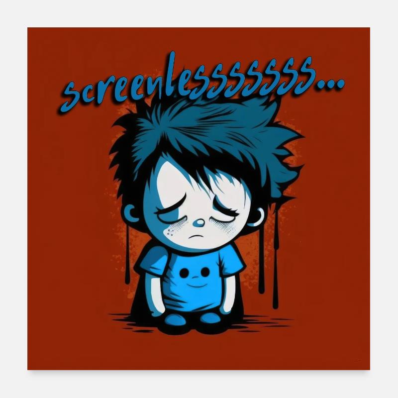 Geek - Screenlessssss 01 Poster 60x60 cm
