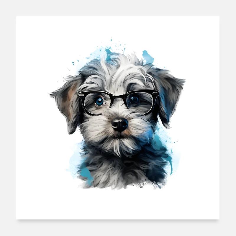 Adorable puppy Poster 24" x 24" (60x60 cm)