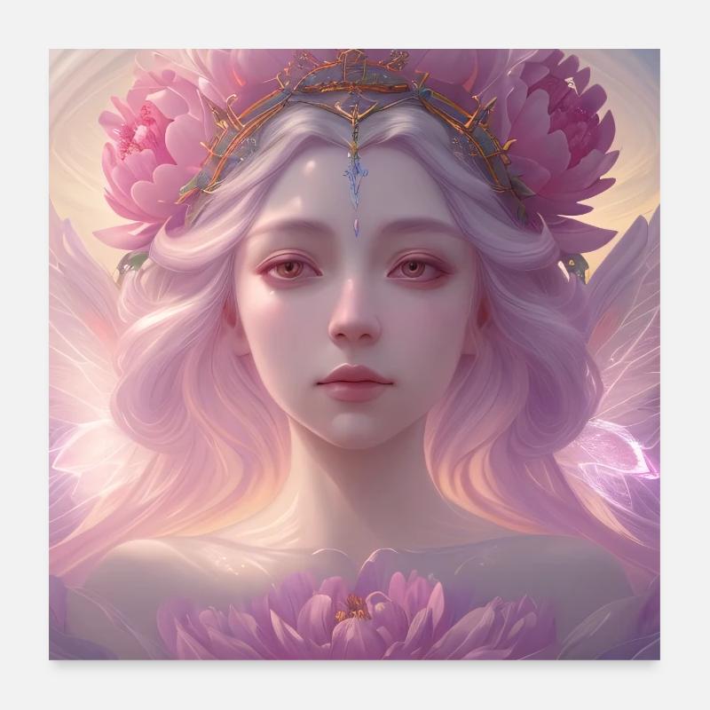 Summer goddess Poster 24" x 24" (60x60 cm)