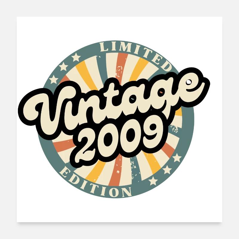 Limited edition vintage 2009 Poster 60 x 60 cm