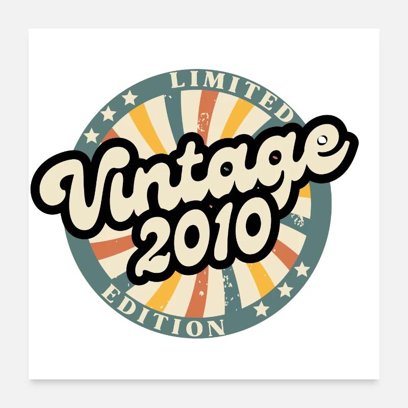 Limited edition vintage 2010 Poster 60 x 60 cm