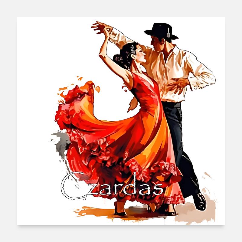 La danse présente de nombreux avantages Poster 60 x 60 cm
