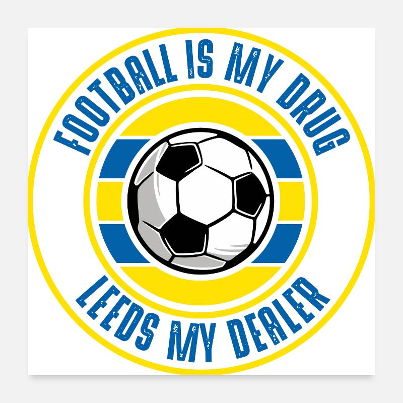 Leeds Poster 60x60 cm