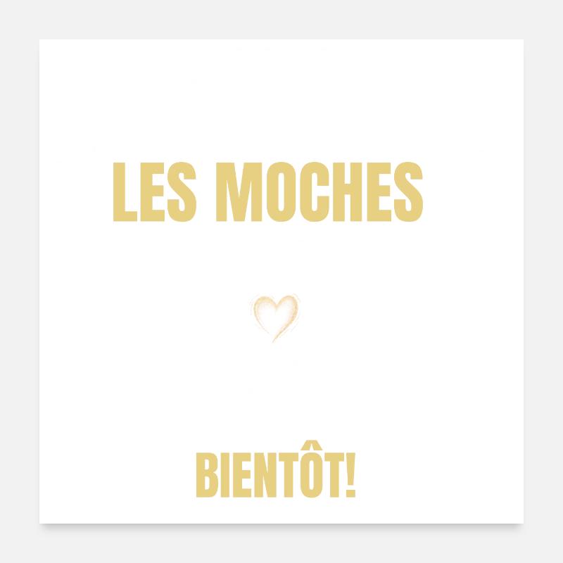 Preparez-vous j’arrive bientôt Poster 60 x 60 cm