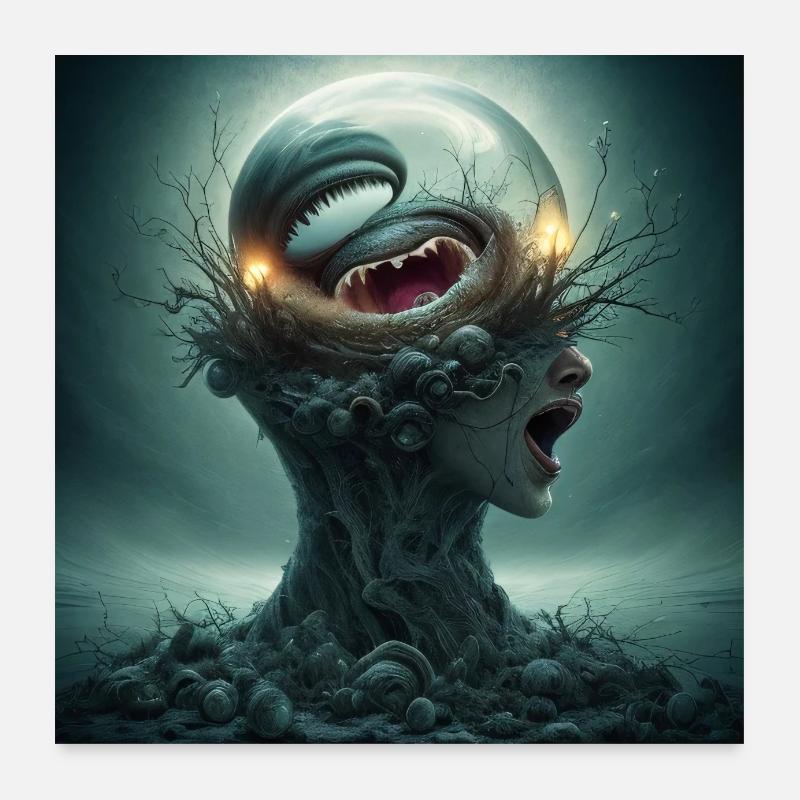 Fear Poster 24" x 24" (60x60 cm)