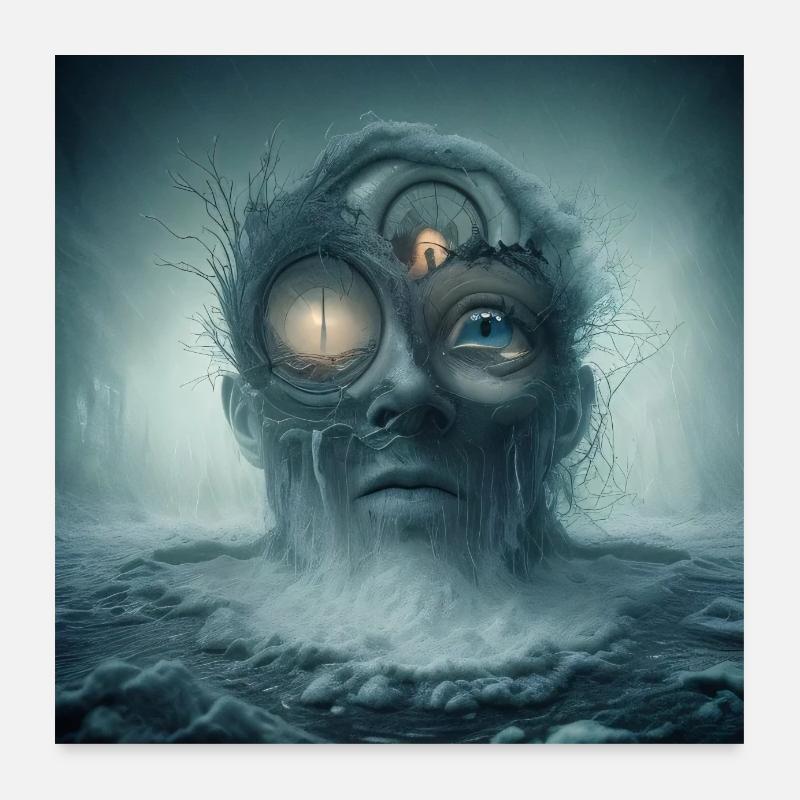 Angst Poster 60x60 cm