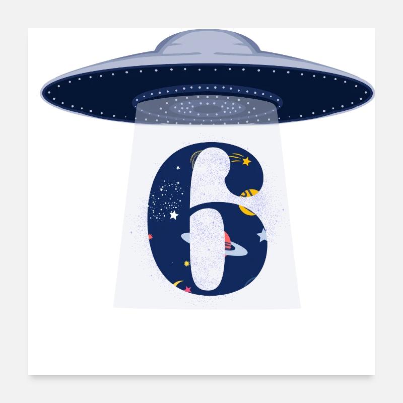 6th Anniversary UFO Attack Poster 24" x 24" (60x60 cm)