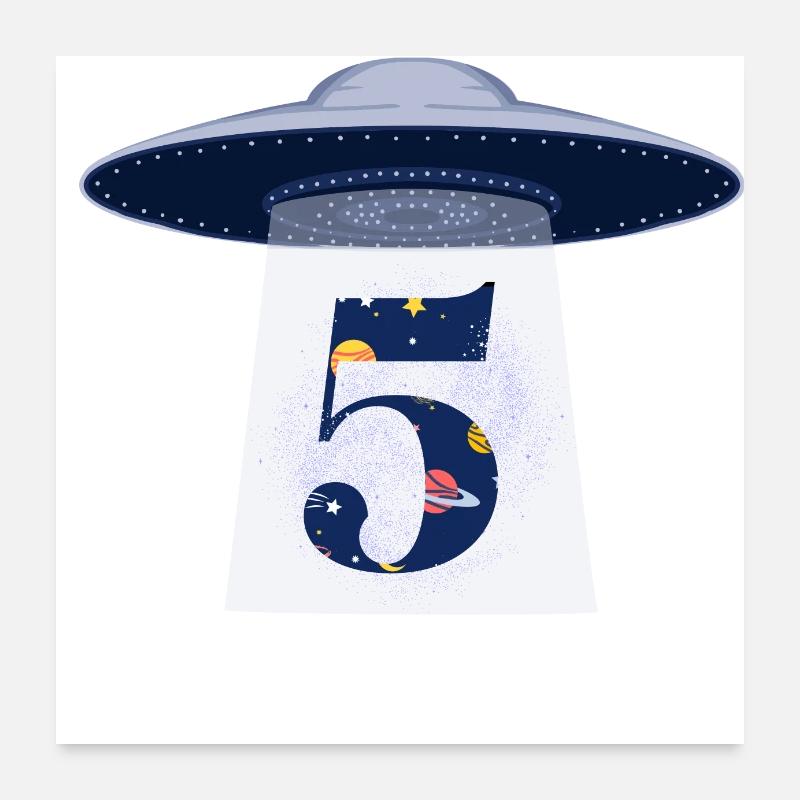 5th Anniversary UFO Attack Poster 24" x 24" (60x60 cm)
