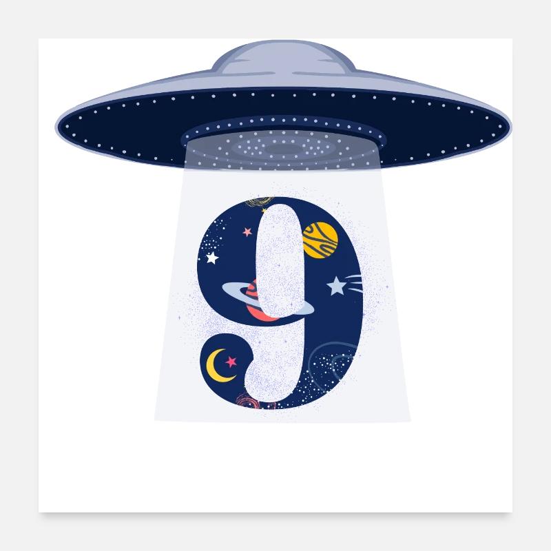 9th Anniversary UFO Attack Poster 24" x 24" (60x60 cm)