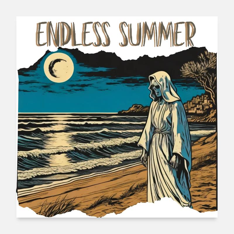 Endloser Sommer Poster 60x60 cm