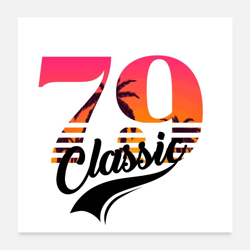 Vintage 1979-79th Birthday Poster 24" x 24" (60x60 cm)