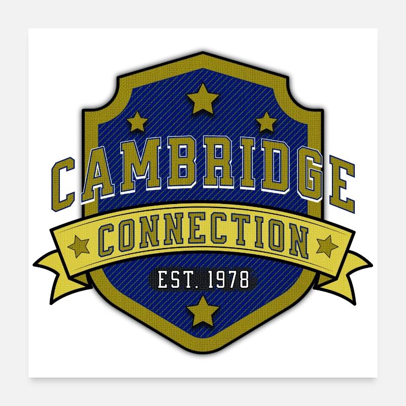 Cambridge Connection Poster 24" x 24" (60x60 cm)