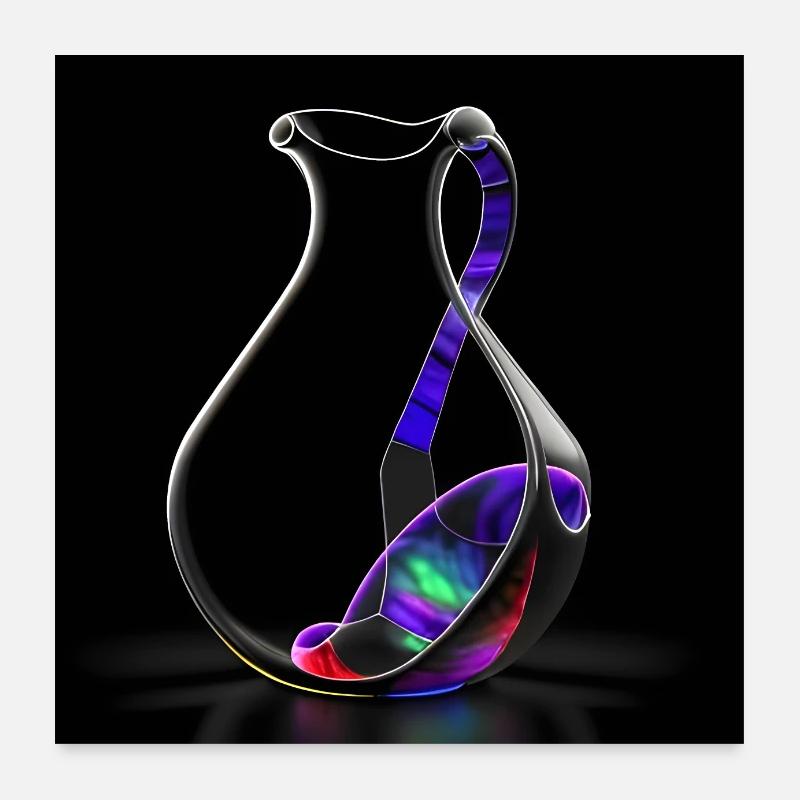Kleinsche Flasche -01- Poster 60x60 cm