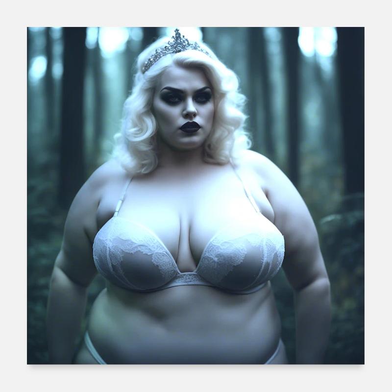 Vampire in the Woods - 3D Designed Poster 24" x 24" (60x60 cm)