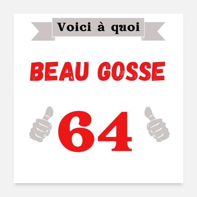 This Is What A Handsome 64-Year-Old Guy Looks Like Poster 24" x 24" (60x60 cm)
