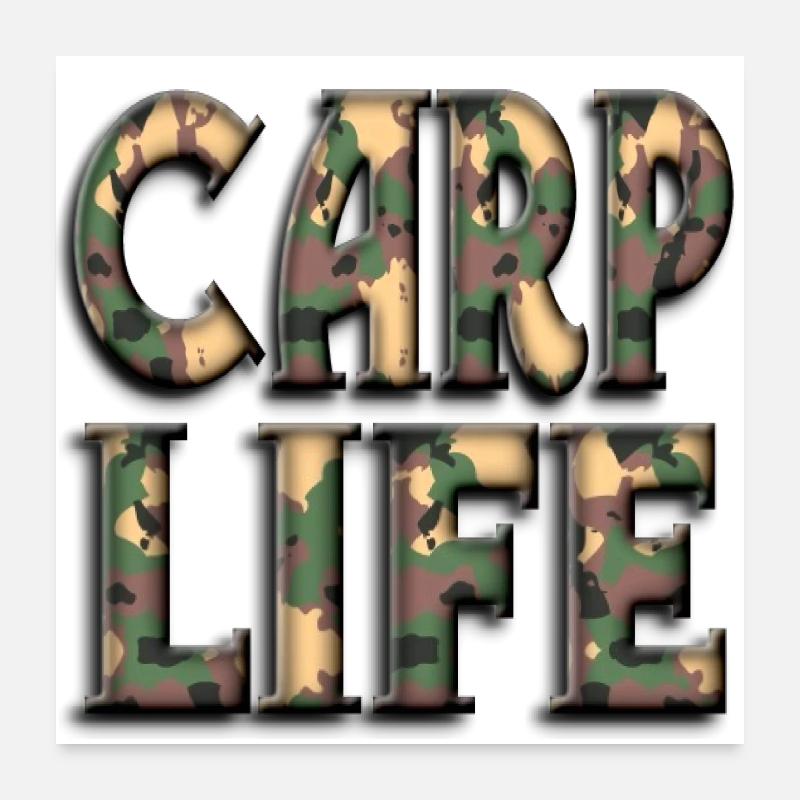 CARP LIFE Poster 24" x 24" (60x60 cm)