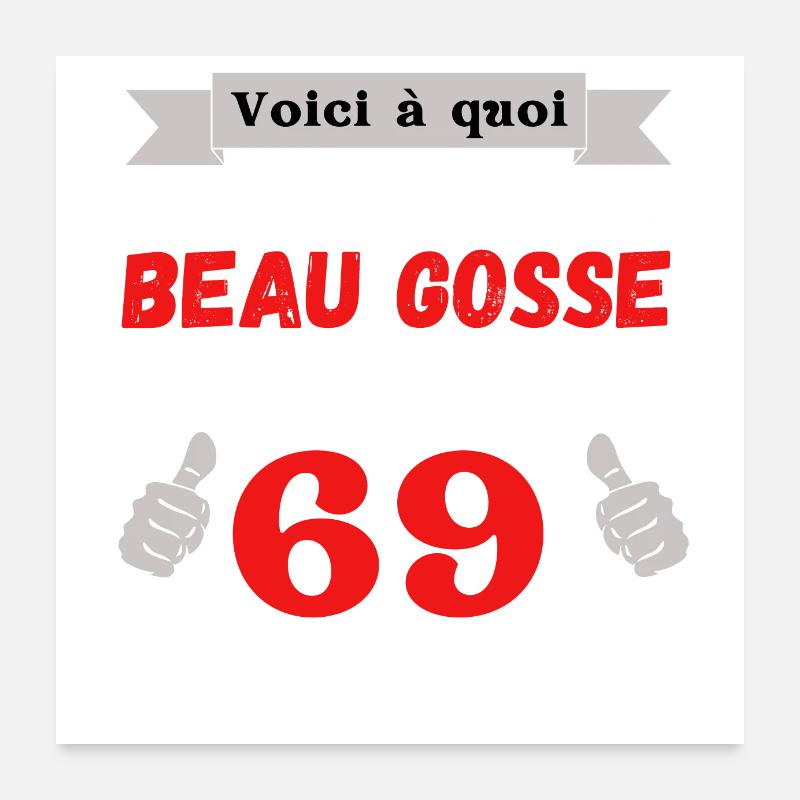 This Is What A Handsome 69-Year-Old Looks Like Poster 24" x 24" (60x60 cm)
