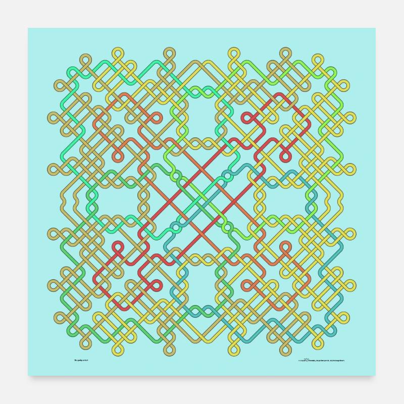 Double Quartet Poster 24" x 24" (60x60 cm)