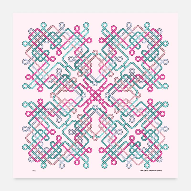 Quintet Poster 24" x 24" (60x60 cm)