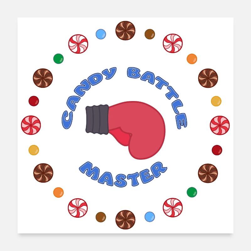 Candy Battle Master Poster 60x60 cm