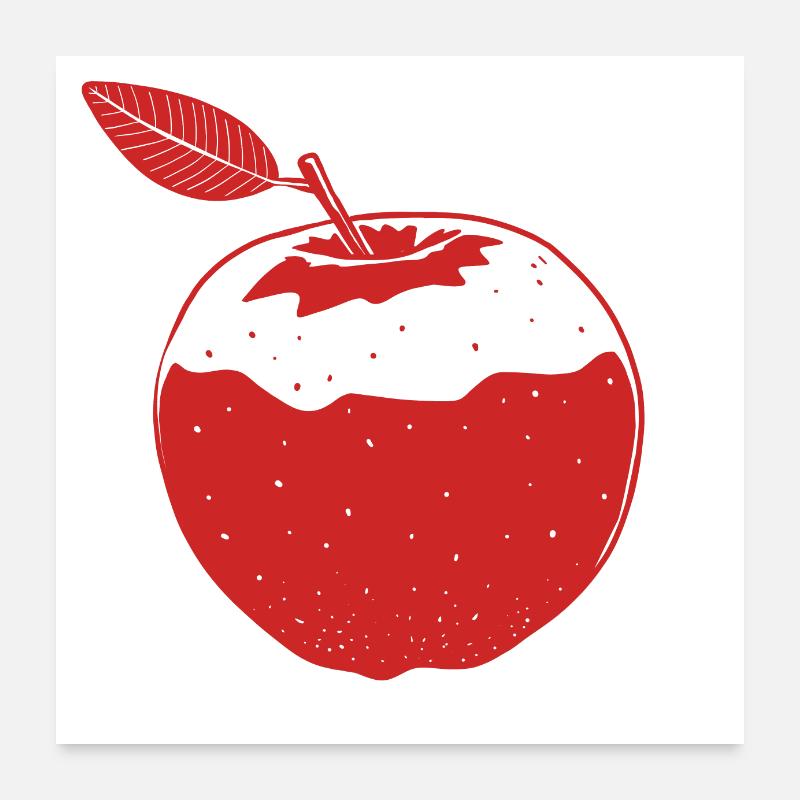 Apple Poster 24" x 24" (60x60 cm)