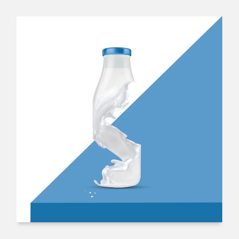 fresh milk Poster 24" x 24" (60x60 cm)