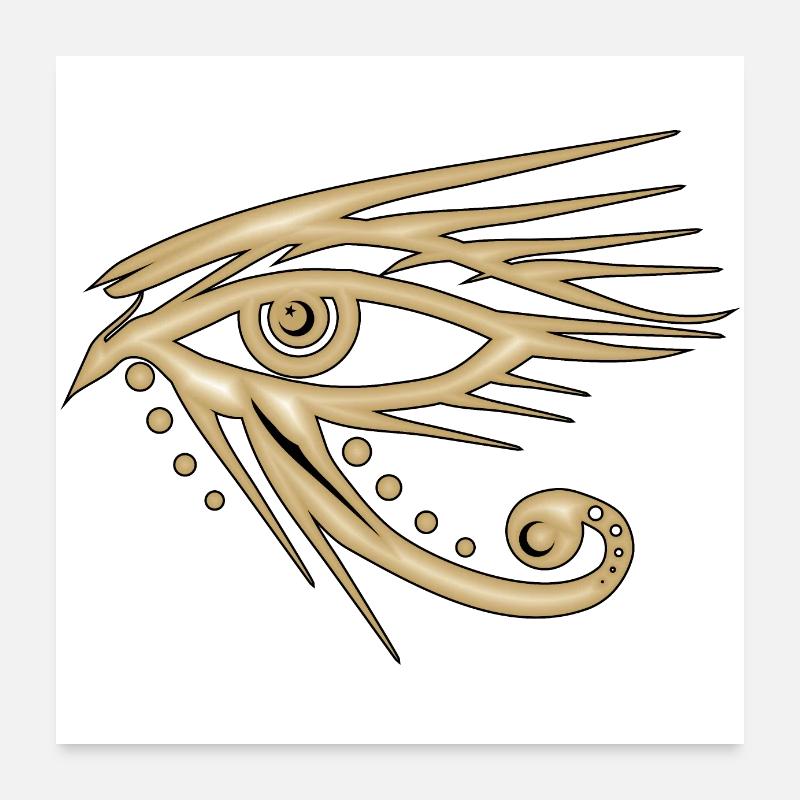Horusauge Poster 60x60 cm
