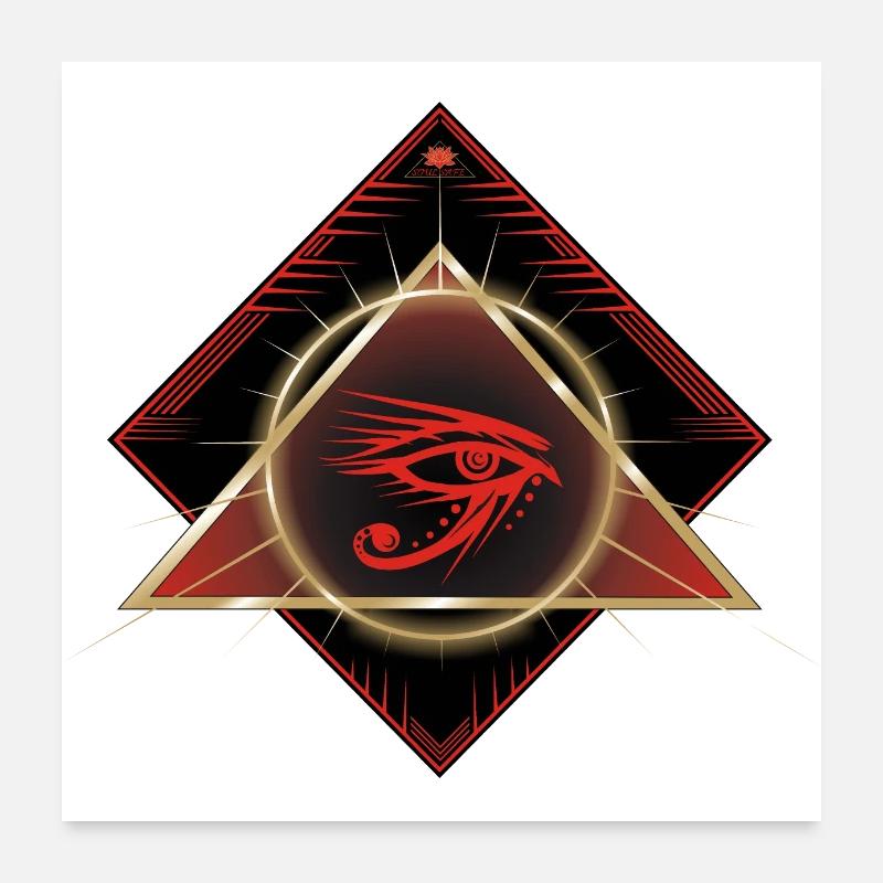 Horus Eye Égypte Poster 60 x 60 cm