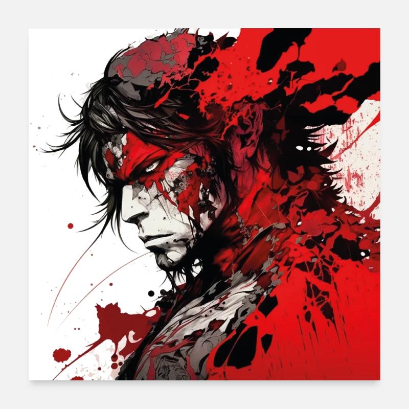 Crimson King Poster 24" x 24" (60x60 cm)