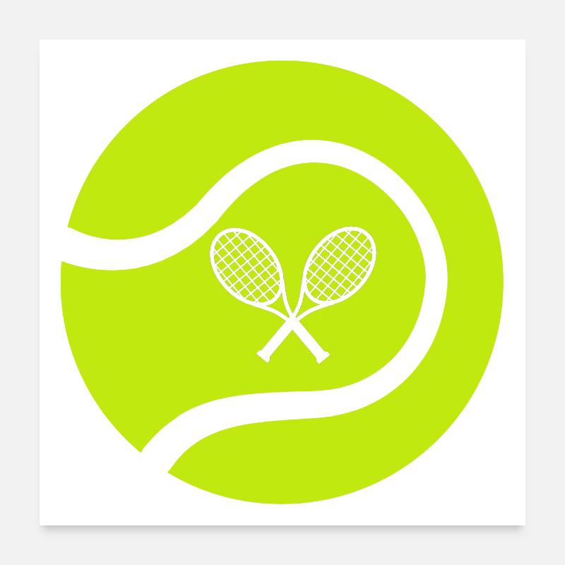 Tennis racket Poster 24" x 24" (60x60 cm)
