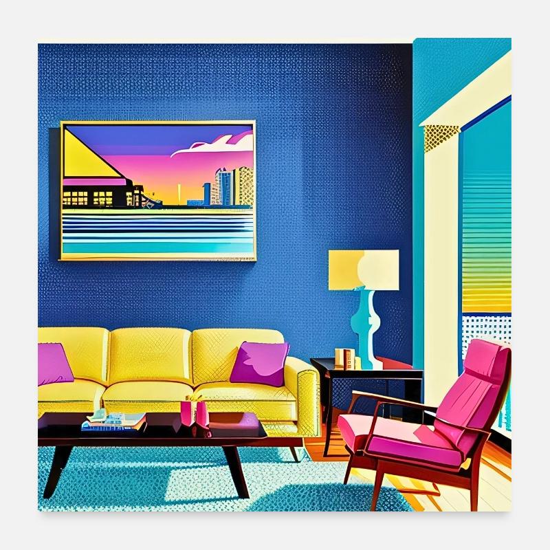 Après-midi d’été Poster 60 x 60 cm